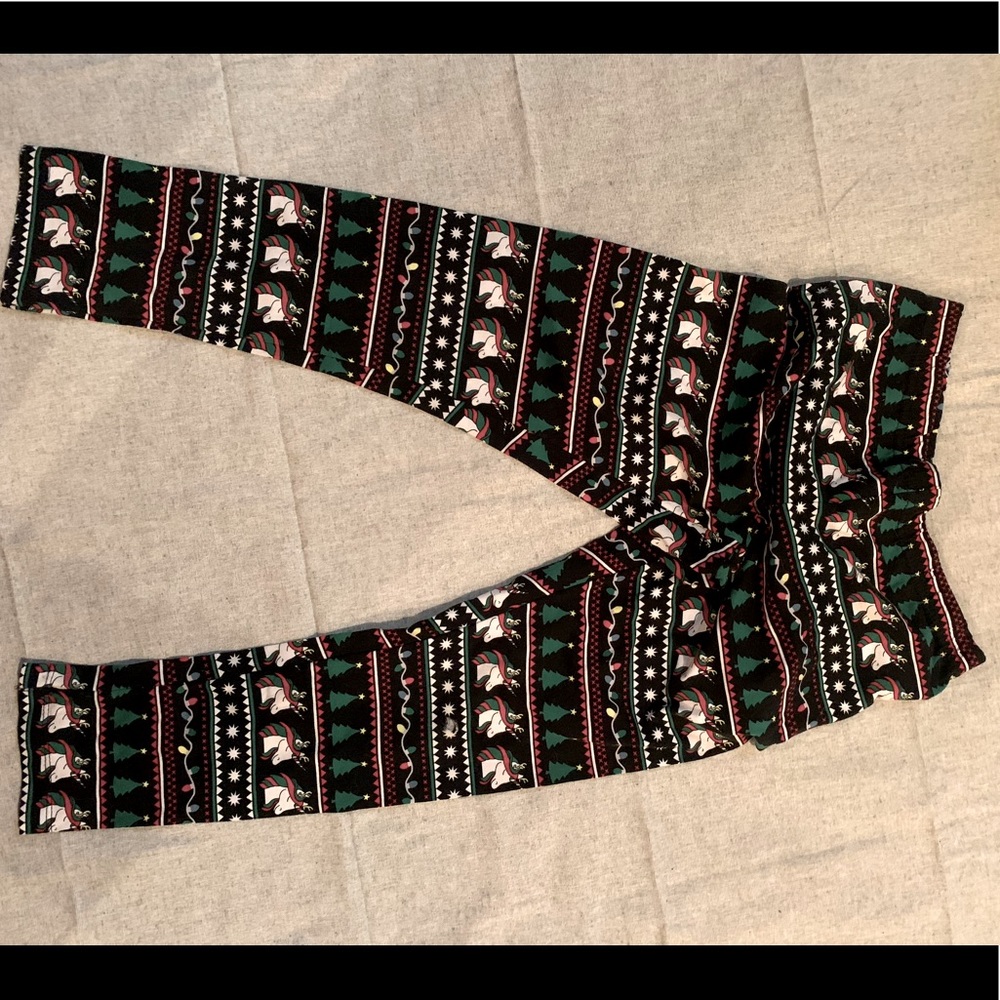 Girls Christmas Leggings